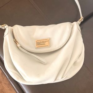 Marc by Marc Jacob’s white leather cross body bag